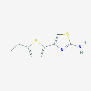 4-(5-Ethylthiophen-2-yl)-1,3-thiazol-2-amine