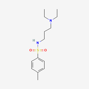molecular formula C14H24N2O2S B4539865 p-Toluenesulfonamide, N-(3-diethylaminopropyl)- CAS No. 32411-06-6