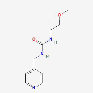 molecular formula C10H15N3O2 B4539880 N-(2-METHOXYETHYL)-N'-(4-PYRIDYLMETHYL)UREA 