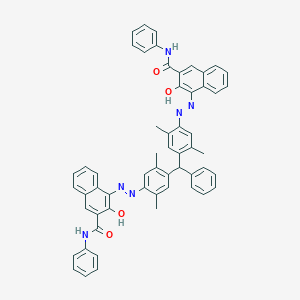 4,4'-[(phenylmethylene)bis[(2,5-dimethyl-4,1-phenylene)azo]]bis[3-hydroxy-N-phenylnaphthalene-2-carboxamide]