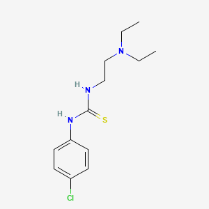 molecular formula C13H20ClN3S B4541666 N-(4-chlorophenyl)-N'-[2-(diethylamino)ethyl]thiourea 