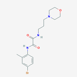 molecular formula C16H22BrN3O3 B4541739 N-(4-bromo-2-methylphenyl)-N'-[3-(4-morpholinyl)propyl]ethanediamide 