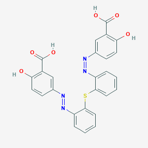 Benzoic acid, 3,3'-[thiobis(2,1-phenyleneazo)]bis[6-hydroxy-