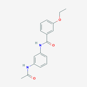 molecular formula C17H18N2O3 B4542092 N-(3-acetamidophenyl)-3-ethoxybenzamide 