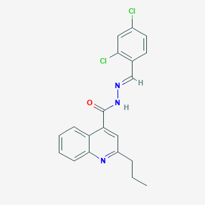 molecular formula C20H17Cl2N3O B454231 N'-(2,4-dichlorobenzylidene)-2-propyl-4-quinolinecarbohydrazide 