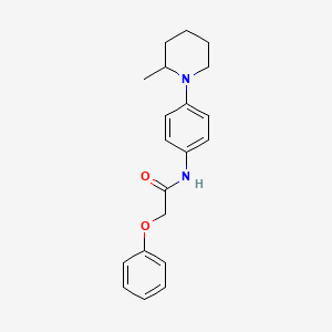 molecular formula C20H24N2O2 B4542453 N-[4-(2-methyl-1-piperidinyl)phenyl]-2-phenoxyacetamide 