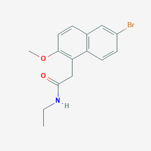 2-(6-bromo-2-methoxy-1-naphthyl)-N-ethylacetamide