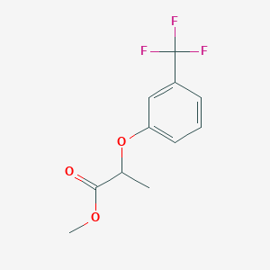 molecular formula C11H11F3O3 B4543177 methyl 2-[3-(trifluoromethyl)phenoxy]propanoate CAS No. 667412-72-8
