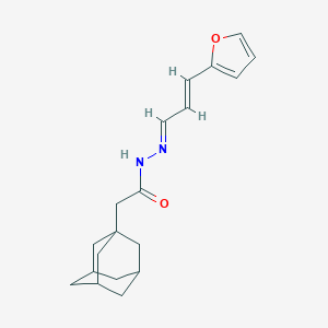 molecular formula C19H24N2O2 B454350 2-(1-adamantyl)-N'-[3-(2-furyl)-2-propenylidene]acetohydrazide 