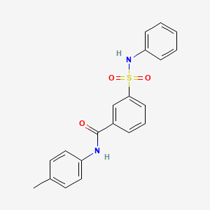 molecular formula C20H18N2O3S B4543753 N-(4-methylphenyl)-3-(phenylsulfamoyl)benzamide 