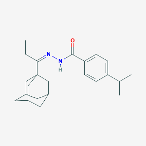 molecular formula C23H32N2O B454392 N'-[1-(1-adamantyl)propylidene]-4-isopropylbenzohydrazide 
