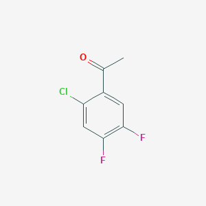 molecular formula C8H5ClF2O B045447 2'-Chloro-4',5'-difluoroacetophenone CAS No. 121872-94-4