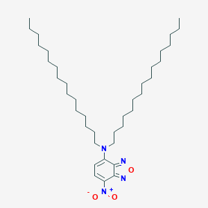 molecular formula C38H68N4O3 B045449 4-Benzofurazanamine, N,N-dihexadecyl-7-nitro- CAS No. 117056-66-3