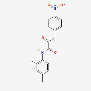 molecular formula C17H16N2O4 B4544951 N-(2,4-dimethylphenyl)-3-(4-nitrophenyl)-2-oxopropanamide 