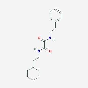 molecular formula C18H26N2O2 B4545368 N-(2-cyclohexylethyl)-N'-(2-phenylethyl)ethanediamide 