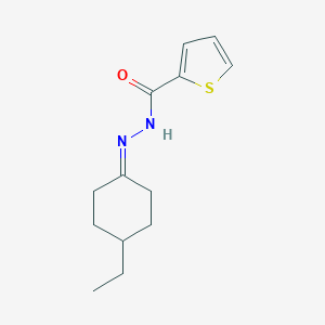molecular formula C13H18N2OS B454597 N'-(4-ethylcyclohexylidene)-2-thiophenecarbohydrazide 