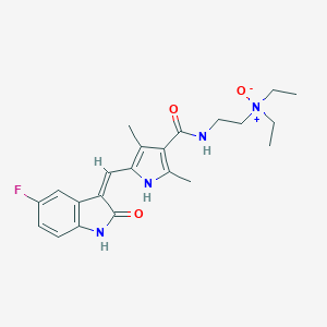 molecular formula C22H27FN4O3 B045467 Sunitinib N-oxide CAS No. 356068-99-0