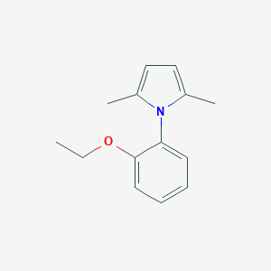molecular formula C14H17NO B045471 1-(2-Ethoxyphenyl)-2,5-dimethylpyrrole CAS No. 124678-42-8