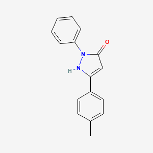 molecular formula C16H14N2O B4547242 3-(4-methylphenyl)-1-phenyl-1H-pyrazol-5-ol 