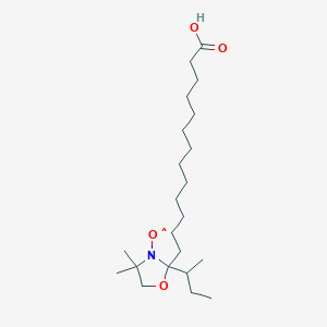 [2-(Butan-2-yl)-2-(12-carboxydodecyl)-4,4-dimethyl-1,3-oxazolidin-3-yl]oxidanyl