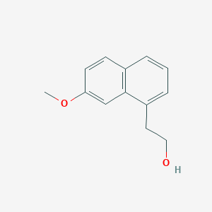 molecular formula C13H14O2 B045504 2-(7-Methoxy-1-naphthyl)ethanol CAS No. 99416-99-6