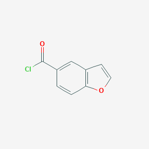 molecular formula C9H5ClO2 B045507 1-苯并呋喃-5-甲酰氯 CAS No. 56540-70-6