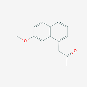 molecular formula C14H14O2 B045509 1-(7-Methoxynaphthalen-1-yl)propan-2-one CAS No. 118647-68-0