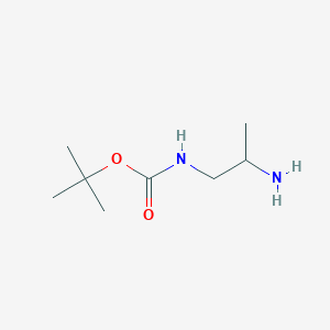 molecular formula C8H18N2O2 B045510 Tert-butyl 2-aminopropylcarbamate CAS No. 255735-88-7
