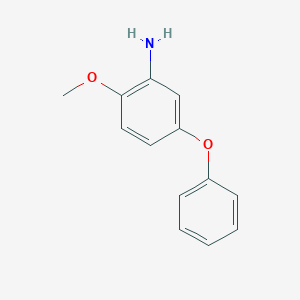 molecular formula C13H13NO2 B045517 2-Methoxy-5-phenoxyaniline CAS No. 116289-67-9