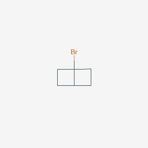 molecular formula C6H9Br B045524 Bicyclo[2.2.0]hexane, 1-bromo-(9CI) CAS No. 113555-32-1