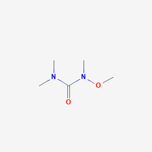 molecular formula C5H12N2O2 B045526 1-Methoxy-1,3,3-trimethylurea CAS No. 123707-27-7
