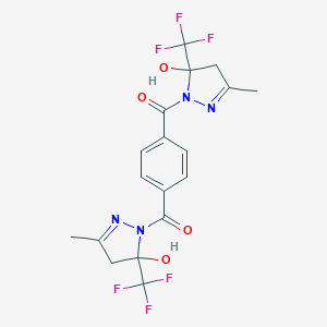 1-(4-{[5-hydroxy-3-methyl-5-(trifluoromethyl)-4,5-dihydro-1H-pyrazol-1-yl]carbonyl}benzoyl)-3-methyl-5-(trifluoromethyl)-4,5-dihydro-1H-pyrazol-5-ol