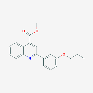Methyl 2-(3-propoxyphenyl)quinoline-4-carboxylate