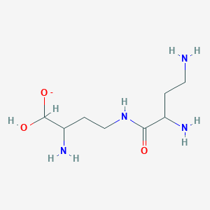 molecular formula C8H19N4O3- B045529 BMY-28190 CAS No. 117153-91-0