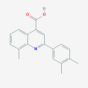 2-(3,4-Dimethylphenyl)-8-methylquinoline-4-carboxylic acid