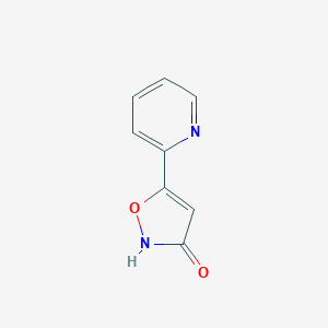 molecular formula C8H6N2O2 B045542 3-Hydroxy-5-(2-pyridyl)isoxazole CAS No. 119522-93-9