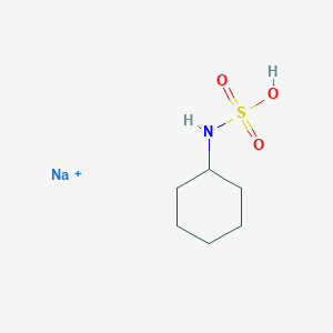 molecular formula C6H13NNaO3S+ B045552 Sodium cyclamate CAS No. 139-05-9