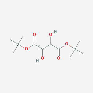 molecular formula C12H22O6 B045556 (2S,3S)-Di-tert-butyl 2,3-dihydroxysuccinate CAS No. 117384-46-0