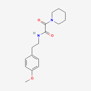 molecular formula C16H22N2O3 B4555685 N-[2-(4-methoxyphenyl)ethyl]-2-oxo-2-piperidin-1-ylacetamide 