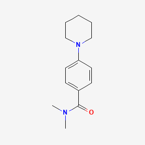 molecular formula C14H20N2O B4555711 N,N-dimethyl-4-(piperidin-1-yl)benzamide 