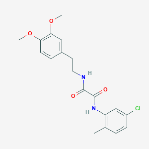 molecular formula C19H21ClN2O4 B4555829 N-(5-chloro-2-methylphenyl)-N'-[2-(3,4-dimethoxyphenyl)ethyl]ethanediamide 