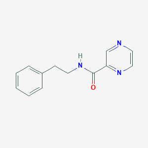 molecular formula C13H13N3O B455588 N-(2-phenylethyl)pyrazine-2-carboxamide CAS No. 199477-92-4