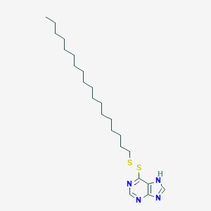 molecular formula C23H40N4S2 B045563 6-(Octadecylthio)purine CAS No. 122714-66-3