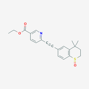 molecular formula C21H21NO3S B045575 Tazarotene Sulfoxide CAS No. 864841-56-5