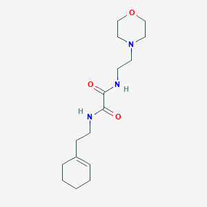 molecular formula C16H27N3O3 B4558211 N-[2-(cyclohex-1-en-1-yl)ethyl]-N'-[2-(morpholin-4-yl)ethyl]ethanediamide 