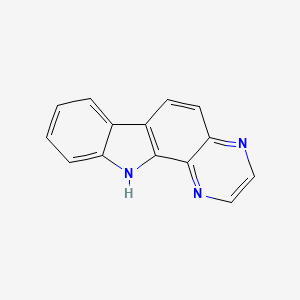 molecular formula C14H9N3 B4558301 Pyrazinocarbazole 