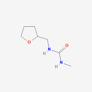 molecular formula C7H14N2O2 B4558733 N-METHYL-N'-TETRAHYDRO-2-FURANYLMETHYLUREA 