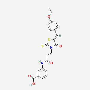 molecular formula C22H20N2O5S2 B4559511 MFCD02365785 