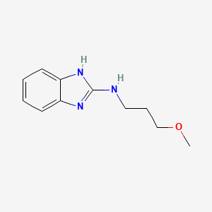 molecular formula C11H15N3O B4559604 1H-Benzimidazol-2-amine, N-(3-methoxypropyl)- CAS No. 924859-58-5