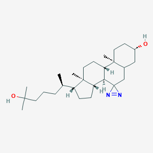 molecular formula C27H46N2O2 B045597 7,7'-Azocholestane-25-diol CAS No. 114115-27-4